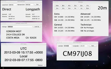 HamLog v3.51 Mac OS X