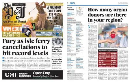 The Press and Journal Moray – September 27, 2022