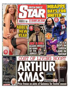 Irish Daily Star – November 16, 2022