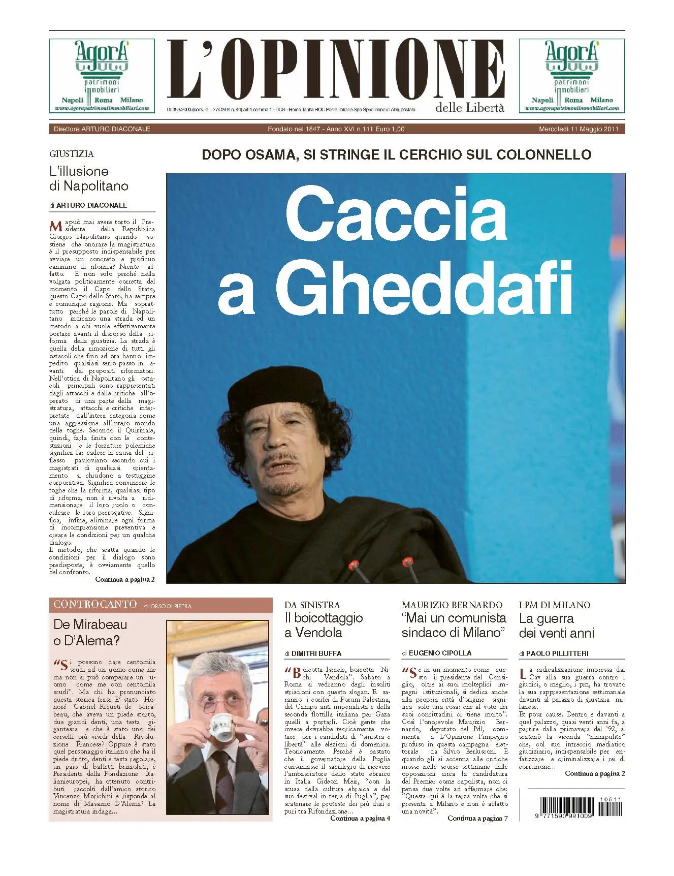 L'Opinione 11.05.2011