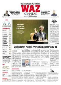 WAZ Westdeutsche Allgemeine Zeitung Sonntagsausgabe - 19. August 2018
