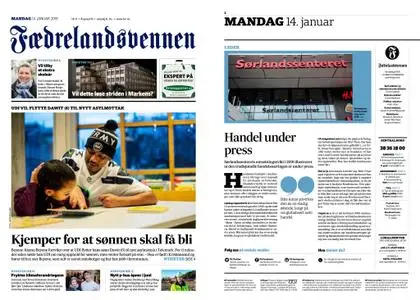 Fædrelandsvennen – 14. januar 2019