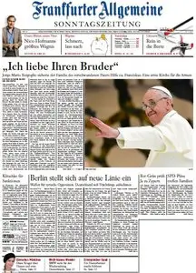 Frankfurter Allgemeine Zeitung am Sonntag, 17. März 2013