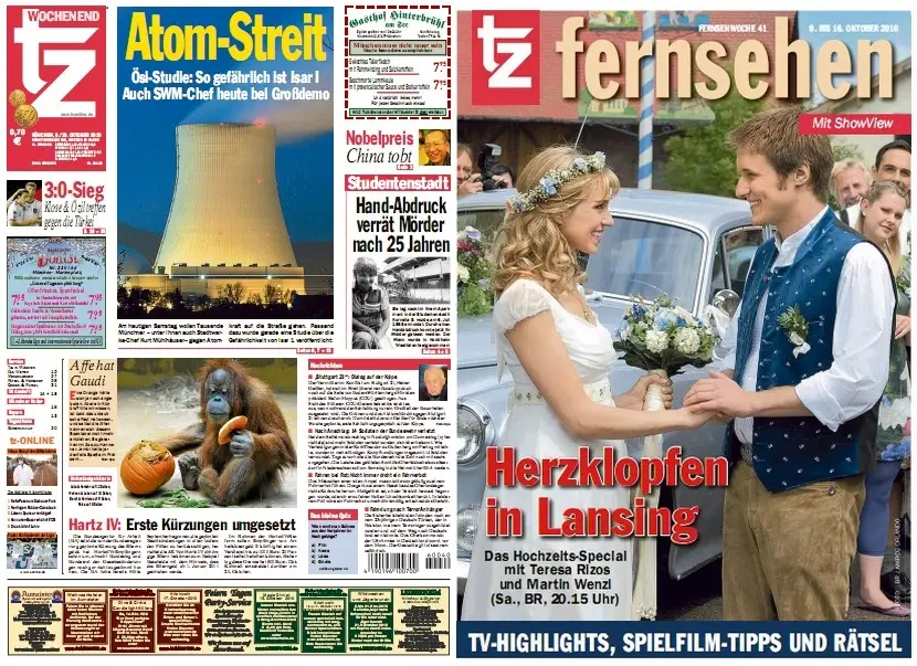 TZ München Wochenendausgabe vom 9./10. Oktober 2010