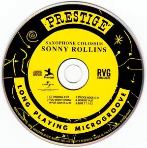 Sonny Rollins - Saxophone Colossus (1956) {2006 Prestige RVG Remasters Series}