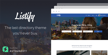 ThemeForest - Listify v1.13.0 - WordPress Directory Theme - 9602611