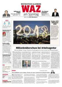 WAZ Westdeutsche Allgemeine Zeitung Sonntagsausgabe - 31. Dezember 2017