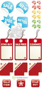 SS Vector Sale Tags