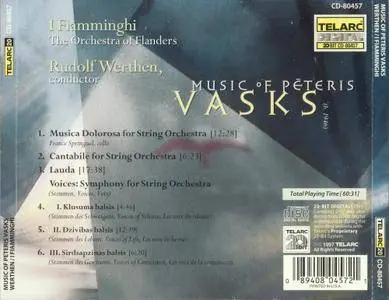 I Fiamminghi, The Orchestra of Flanders, Rudolf Werthen - Pēteris Vasks (1997)