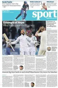 The Guardian Sports supplement  August 30 2017