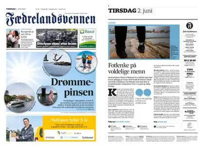Fædrelandsvennen – 02. juni 2020