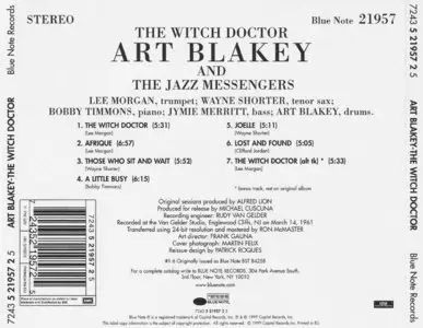 Art Blakey & The Jazz Messengers - The Witch Doctor (1961) {1999 Blue Note Remaster} (ft. Lee Morgan)