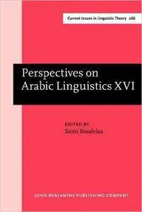 Perspectives on Arabic Linguistics: Papers from the annual symposium on Arabic linguistics. Volume XVI