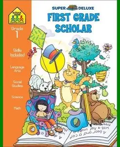 ENGLISH COURSE • First Grade Scholar • Super-Deluxe Edition • Grade 1 • WORKBOOK (1997)