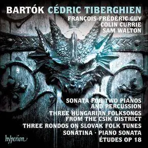 Cédric Tiberghien - Bartók: Sonata for Two Pianos & Percussion (2017) [Official Digital Download 24/96]