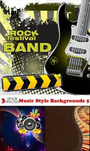 Vectors - Music Style Backgrounds 5