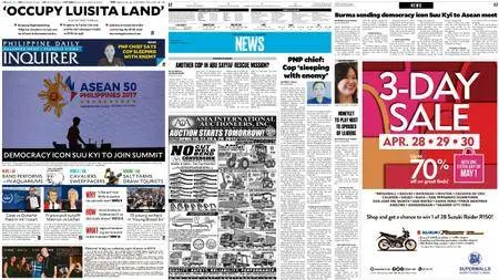 Philippine Daily Inquirer – April 25, 2017