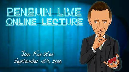 Penguin Live Online Lecture with Jan Forster [September 4, 2016]