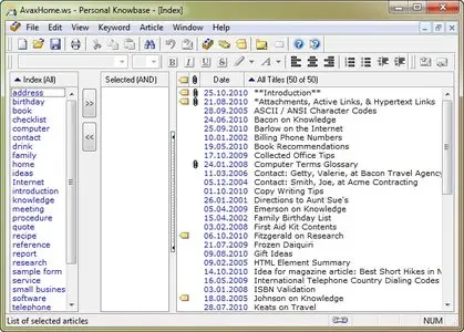 Personal Knowbase 3.2.6