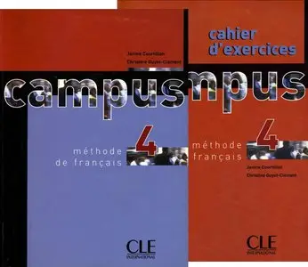 Méthode de français Campus 4 (livre, cahier, corriges)