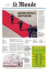 Le Monde du Mardi 16 Mai 2017