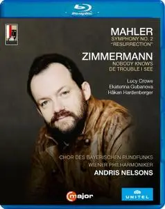 Andris Nelsons, Wiener Philharmoniker - Mahler: Symphony No. 2; Zimmermann: Trumpet Concerto in C (2019) [Blu-ray]