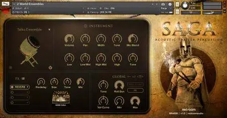 Red Room Audio Saga Acoustic Trailer Percussion KONTAKT