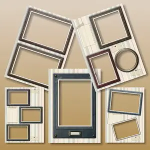 Scrap Frames - School Days Photo Album 1