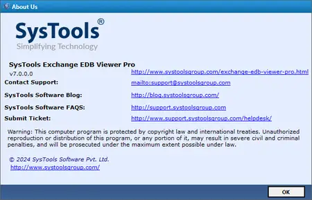 SysTools Exchange EDB Viewer Pro 7.0 Multilingual