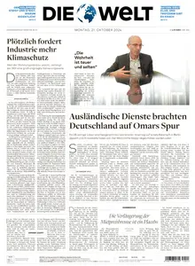 Die Welt - 21 Oktober 2024