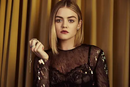 Lucy Hale by Olivia Malone for ELLE Magazine