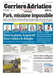 Corriere Adriatico Ancona - 25 Ottobre 2025