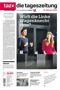 taz die tageszeitung  - 13 Februar 2025