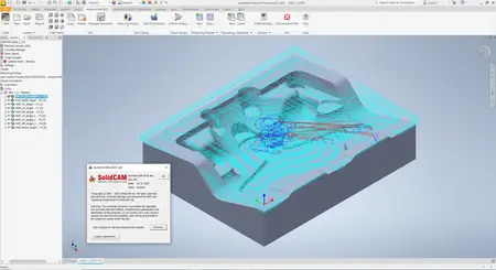 SolidCAM 2025 SP2 HF1 for InventorCAM with Documents and Training Materials