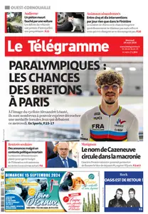 Le Télégramme Ouest Cornouaille - 28 Août 2024