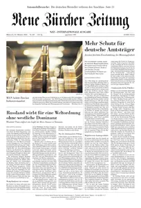 Neue Zürcher Zeitung International - 23 Oktober 2024