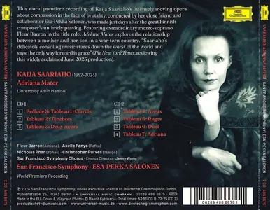 Esa-Pekka Salonen, San Francisco Symphony - Kaija Saariaho: Adriana Mater (2024)