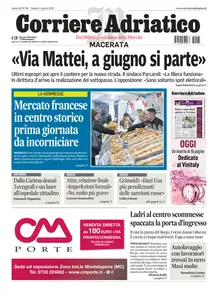 Corriere Adriatico Macerata - 5 Aprile 2025