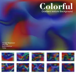 EE - Colorful Gradient texture Background CLENQL9