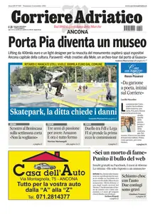 Corriere Adriatico Ancona - 9 Novembre 2025