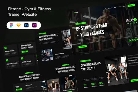 EE - Fitrane - Gym & Fitness Trainer Website VHFRA7A
