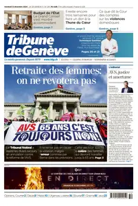 Tribune de Genève - 13 Decembre 2024