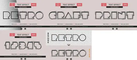 EE - Retro - Editable Text Effect, Font Style WLWFP98