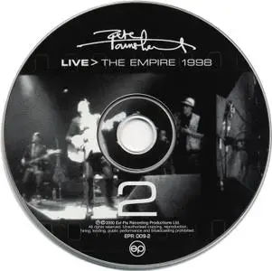 Pete Townshend - Live: The Empire 1998 (2000) {2CD Set, Eel Pie EPR 009-1/2}