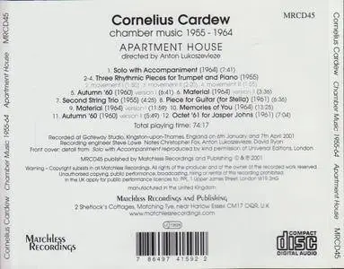Apartment House - Cornelius Cardew: Chamber Music 1955-1964 (2001)