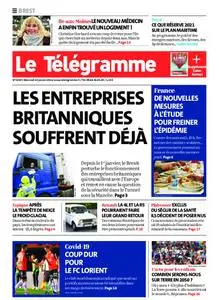 Le Télégramme Brest – 13 janvier 2021