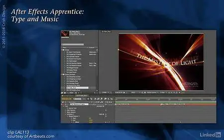 Lynda - After Effects Apprentice 06: Type and Music (updated Nov 08, 2016)