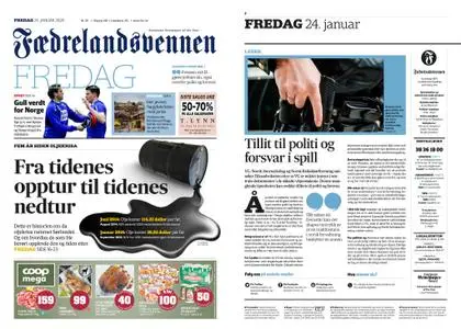Fædrelandsvennen – 24. januar 2020
