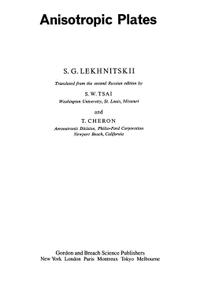 S. Lekhnitskii  «Anisotropic Plates»
