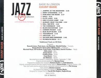 Count Basie - Basie In London (1956) {Verve 833 805-2}
